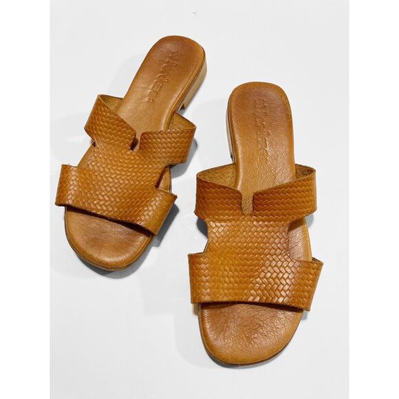 Jordana Womens Slip On Mule Tanned Leather Size 39 Made In Spain - Picture 1 of 4